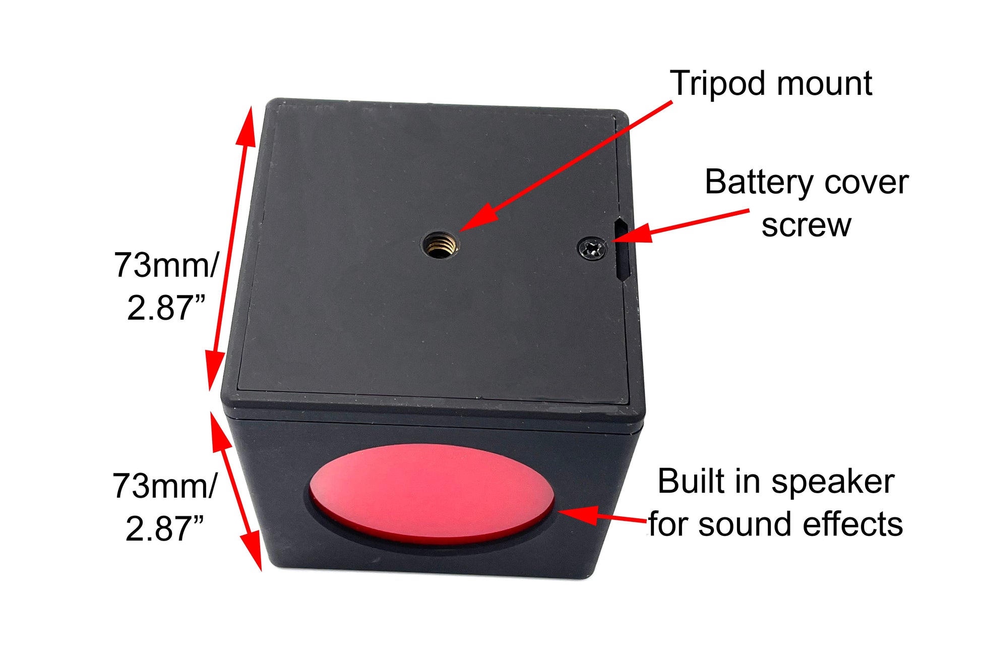 iTarget Cube dimensions